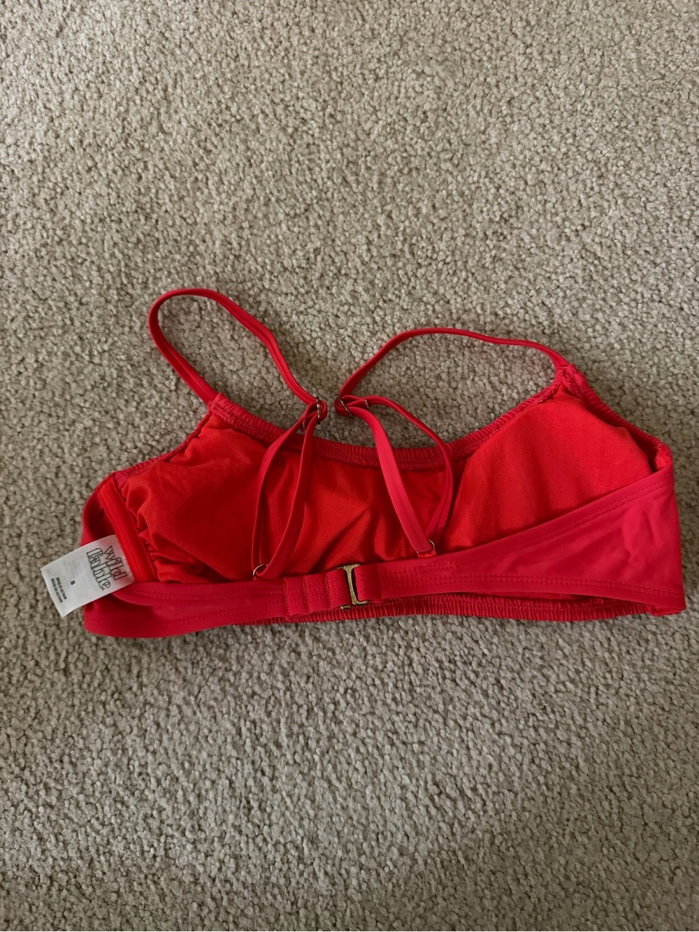 wild fable Red Bikini Top